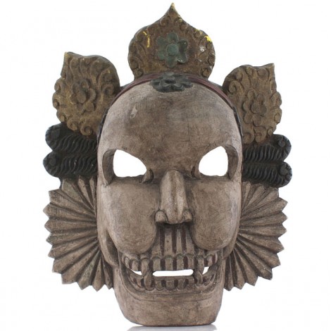 Spectaculoasă mască tibetană Citipati | Shmashana Adhipati | Nepal | a doua jumătate a secolului XX