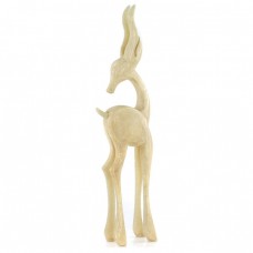 Veche statuetă - suport sculptat în fildeș natural de elefant | Impala | Congo | prima jumătate a secolului XX Veche statuetă - suport sculptat în fildeș natural de elefant | Impala | Congo | prima jumătate a secolului XX