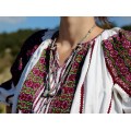 Elegant colier etnic multistrand Hill Tribe | manufactură în argint | Thailanda