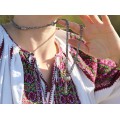 Elegant colier etnic multistrand Hill Tribe | manufactură în argint | Thailanda