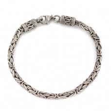 Brăţară balineză unisex Byzantine Chainmaille | manufactură în argint | Indonezia Brăţară balineză unisex Byzantine Chainmaille | manufactură în argint | Indonezia