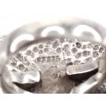 Inel statement din argint decorat cu mozaic de sidefuri naturale Abalone | Franța