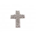 Colier modernist din argint, accesorizat cu un splendid pandant religios modernist | Italia anii 2010