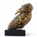Sculptură brutalistă în bronz redând un corb | Alaska Raven | cca. 1960 | Canada 
