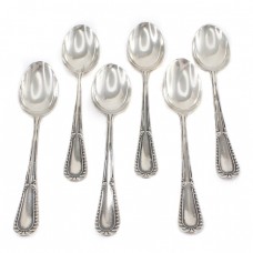 Set de 6 lingurițe demitasse din argint | atelier Cosci Alessandro | cca. 1950  Set de 6 lingurițe demitasse din argint | atelier Cosci Alessandro | cca. 1950