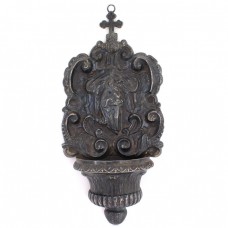 Aspersorium din argint pentru apă sfințită | atelier napoletan | 1832 -1872 Aspersorium din argint pentru apă sfințită | atelier napoletan | 1832 -1872