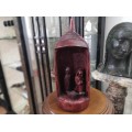 Inedită sculptură ortodoxă africană redând scena nașterii Mântuitorului | lemn de esență exotică | Etiopia