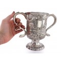 Cupă ceremonială din argint sterling | Loving Cup | atelier John Langlands I | Newcastle anul 1771