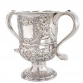 Cupă ceremonială din argint sterling | Loving Cup | atelier John Langlands I | Newcastle anul 1771