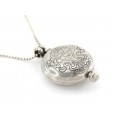 Colier din argint accesorizat cu o veche amuletă locket tibetană | Ghau | Nepal 