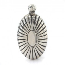 Rafinat flacon din argint pentru parfum | Italia cca. 1970 Rafinat flacon din argint pentru parfum | Italia cca. 1970