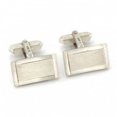 Eleganți butoni Art Deco din argint | Germania cca. 1940 - 1950 Eleganți butoni Art Deco din argint | Germania cca. 1940 - 1950