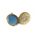 Pandant victorian locket vinaigrette splendid manufacturat în argint emailat și aurit | secol XIX 