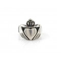 Inel romantic Claddagh din argint | atelier Simeone El Rana | Italia