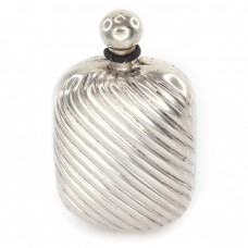 Rafinat flacon din argint pentru parfum | cca. 1970 Rafinat flacon din argint pentru parfum | cca. 1970