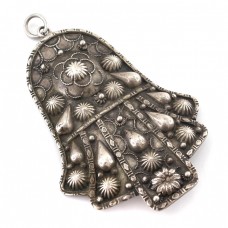 Impresionantă amuletă pectorală Etruscan Revival | manufactură în argint | cca.1920 Impresionantă amuletă pectorală Etruscan Revival | manufactură în argint | cca.1920