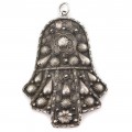 Impresionantă amuletă pectorală Etruscan Revival | manufactură în argint | cca.1920