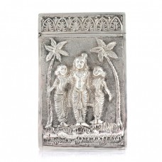 Veche casetă khmeră pentru cărți de vizită | Prajnaparamita | manufactură în argint | Indochina Franceză  cca. 1900 Veche casetă khmeră pentru cărți de vizită | Prajnaparamita | manufactură în argint | Indochina Franceză  cca. 1900