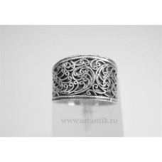 vechi inel persan "PAISLEY". argint. sec XX