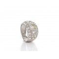 Inel Art Deco din platină cu diamante naturale 3.3 CT | diamant central 1 CT | cca. 1920 -1930