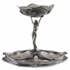 Impresionant centru de masă  Art Nouveau | atelier WMF | designer Albert Mayer | Germania cca.1905 Impresionant centru de masă  Art Nouveau | atelier WMF | designer Albert Mayer | Germania cca.1905