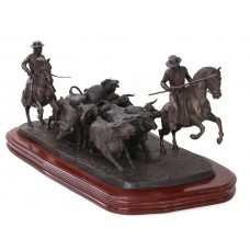 Impresionantă sculptură andaluză în bronz | Crescătorii de tauri |  Eduardo Soriano Menendez - Spania