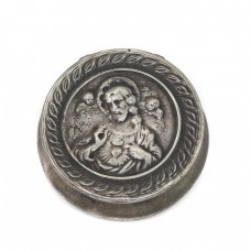 Veche cutiuță relicvariu din argint | cca. 1930  Veche cutiuță relicvariu din argint | cca. 1930