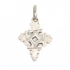 Vechi pandant cruce coptică | manufactură în argint | Etiopia Vechi pandant cruce coptică | manufactură în argint | Etiopia