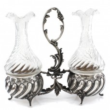 Olivieră din argint 950 splendid elaborată în stil Art Nouveau | atelier Charles Folliot | Franța cca. 1900 - 1910  Olivieră din argint 950 splendid elaborată în stil Art Nouveau | atelier Charles Folliot | Franța cca. 1900 - 1910