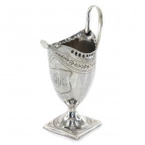 Cremieră din argint datând din anul 1795 | manufactură de atelier Peter & Ann Bateman | Marea Britanie