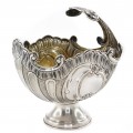Centru de masă din argint inedit elaborat în manieră Nautilus și ornamentat în stil NeoRococo | atelier Hanau | cca. 1900