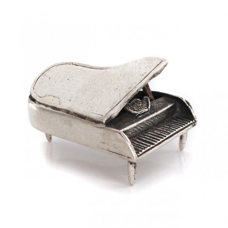Miniatură din argint elaborată sub forma unui pian | Italia cca. 1950