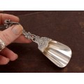 Linguriță din argint elaborată sub forma unei scafe pentru servirea zahărului | stil neo-Rococo