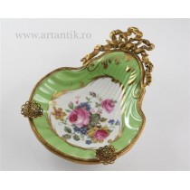 scrumiera Limoges " garnitures en bronze francais" sec XX