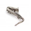 Miniatură saxofon din argint | manufactură de atelier Arezzo | Italia  cca. 1970
