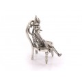 Pandant cinetic stilizat sub forma personajului Pinocchio | manufactură în argint 