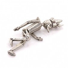 Pandant cinetic stilizat sub forma personajului Pinocchio | manufactură în argint  Pandant cinetic stilizat sub forma personajului Pinocchio | manufactură în argint