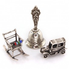 Colecție de miniaturi din argint - simboluri ale maternității și prunciei | It's a Boy !  Colecție de miniaturi din argint - simboluri ale maternității și prunciei | It's a Boy !