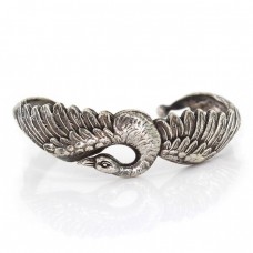 Brățară Art Nouveau stilizată sub forma unei lebede | manufactură în argint | Austria cca 1900 Brățară Art Nouveau stilizată sub forma unei lebede | manufactură în argint | Austria cca 1900