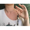 Colier lavalier cu pandant statement magrebian | manufactură în argint | Maroc