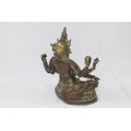 RAR : statueta bronz VASUDHARA cca 1850. Nepal