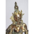 RAR : statueta bronz VASUDHARA cca 1850. Nepal