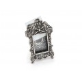 Ramă foto miniaturală din argint în stil Neo-Rococo | Italia