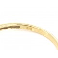 Inel din aur galben 18k decorat cu rubine naturale & diamante naturale | atelier Maty | Franța