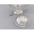 Centru de masă din argint pentru servirea delicateselor | atelier Ottanelli & Castaldi | Florența anii '70