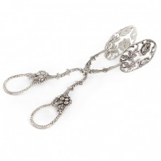Clește din argint pentru servirea produselor de patiserie | stil Art Nouveau | atelier Bach Christoph | Germania cca. 1925 Clește din argint pentru servirea produselor de patiserie | stil Art Nouveau | atelier Bach Christoph | Germania cca. 1925