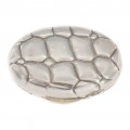 Cutiuță din argint texturată sub forma unei carapace de țestoasă | interior aurit | cca. 1950