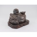 Statuetă Buddha - Hotei sculptată sub forma unui aromatizator |  China