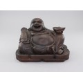 Statuetă Buddha - Hotei sculptată sub forma unui aromatizator |  China