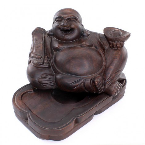 Statuetă Buddha - Hotei sculptată sub forma unui aromatizator |  China